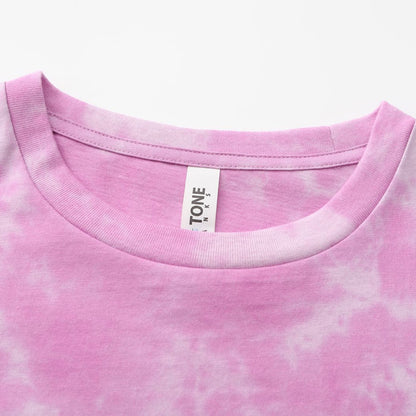 Sky Wash Deep Pink Crew Neck
