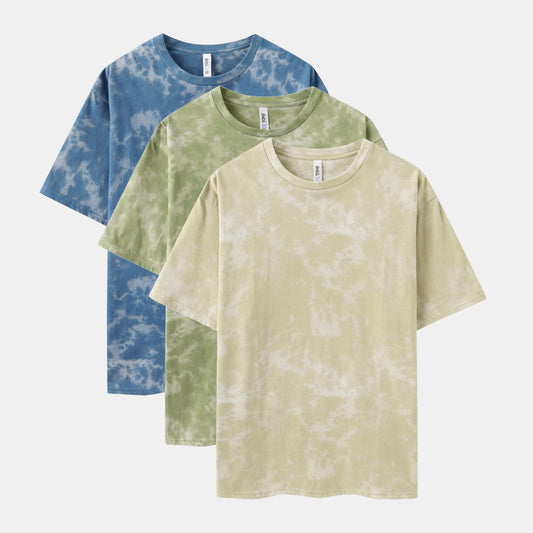 Sky Wash Crew Neck 3-Pack (Khaki/OIive/Indigo)
