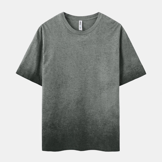 Ombre Dark Charcoal Crew Neck