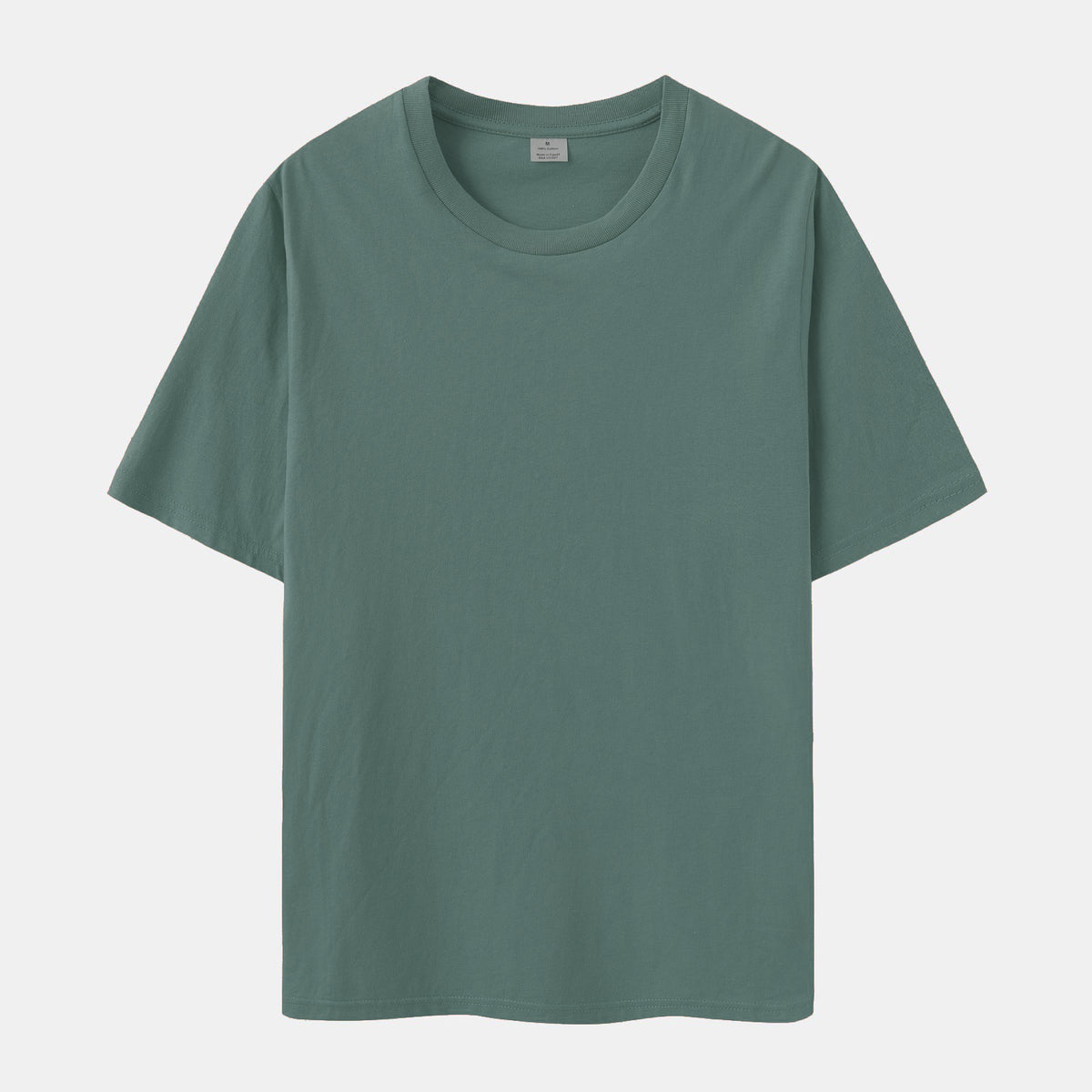 Unisex Solid 10-Pack Crew Neck（Black/Columbia Navy/Rich Wine/Tuscan/Faded Peach/Beach/Metal/Ripple Blue/Sage Leaf/Chalk)
