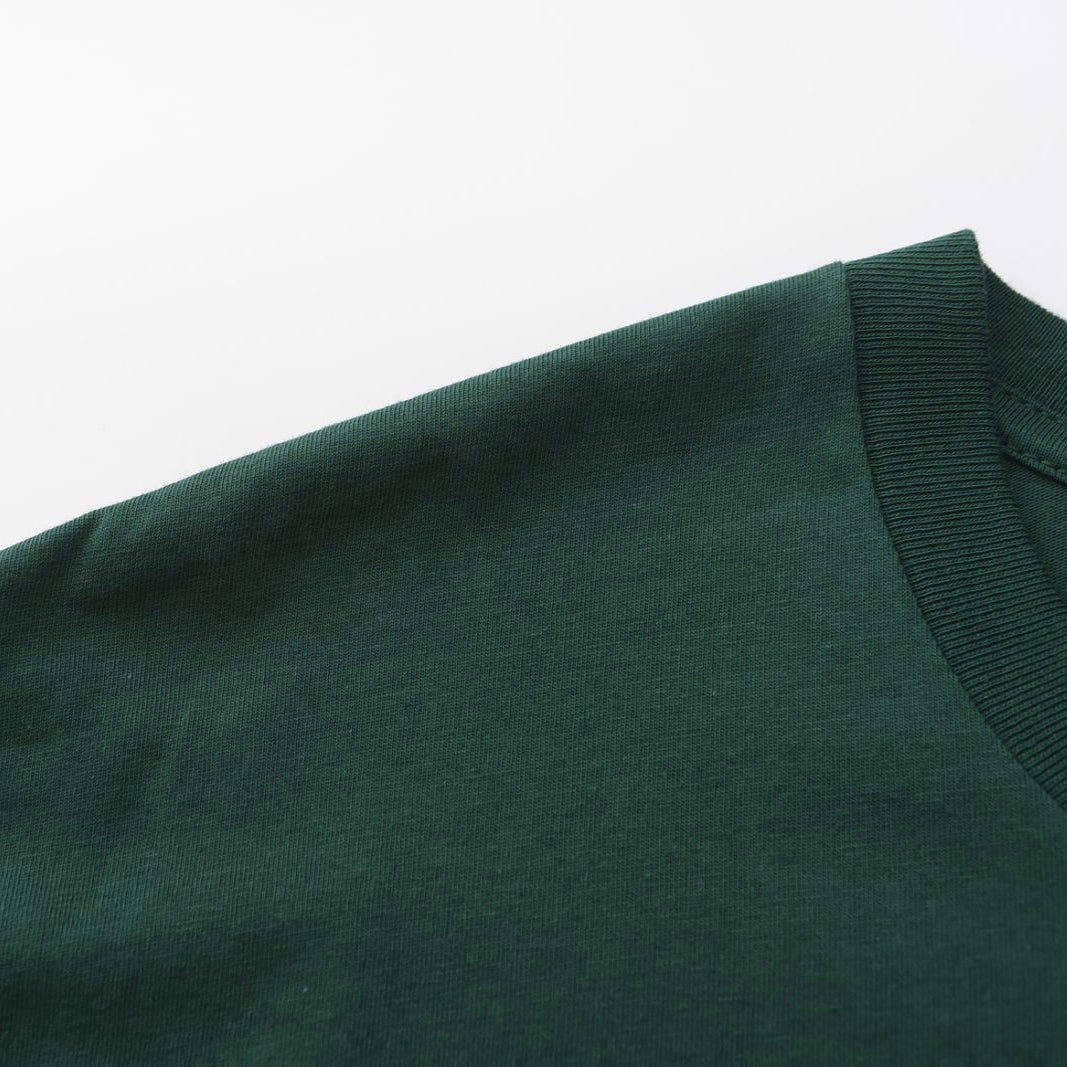 Solid Midnight Teal Crew Neck