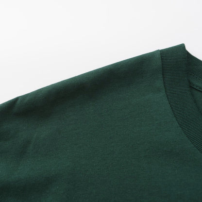 Solid Midnight Teal Crew Neck