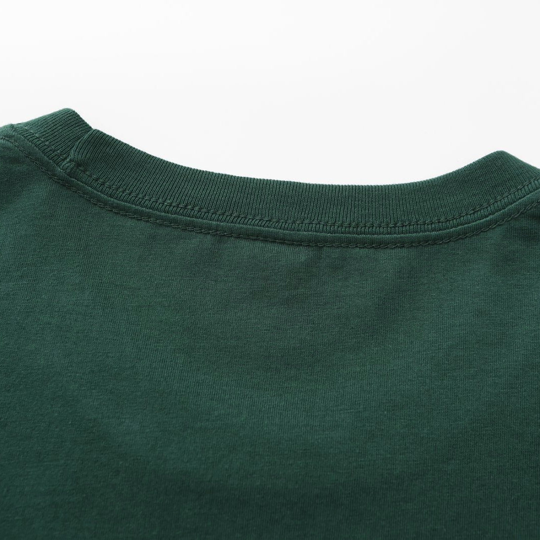 Solid Midnight Teal Crew Neck