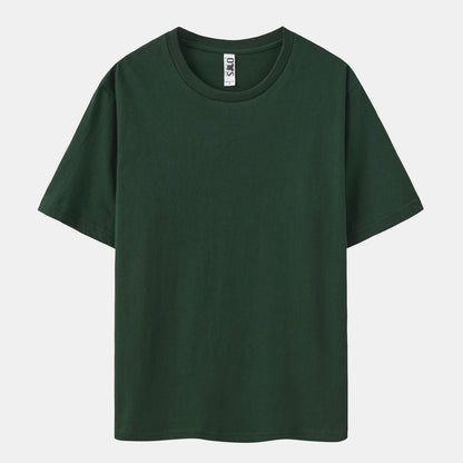 Solid Spruce Green Crew Neck