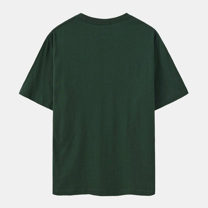 Solid Spruce Green Crew Neck