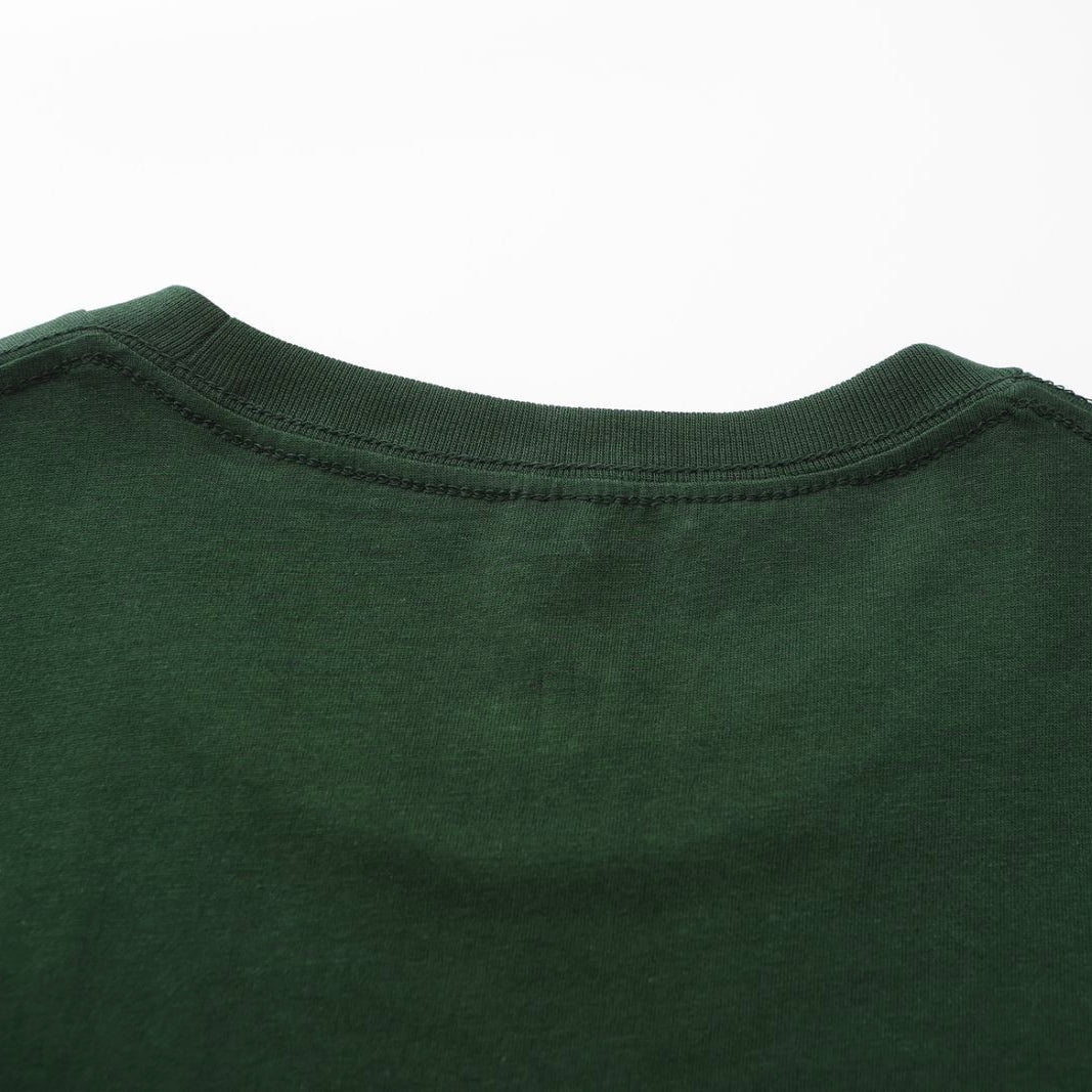 Solid Spruce Green Crew Neck