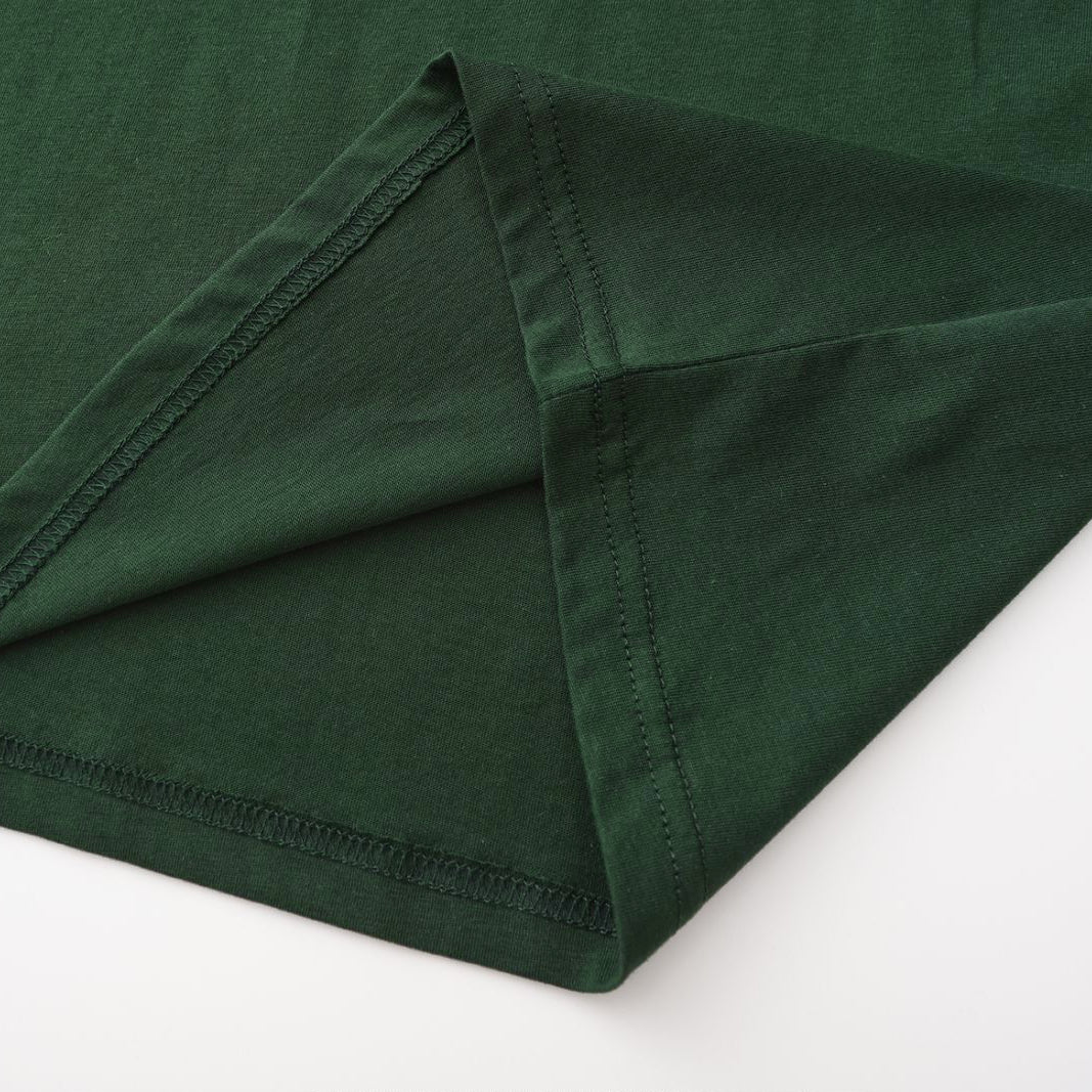 Solid Spruce Green Crew Neck
