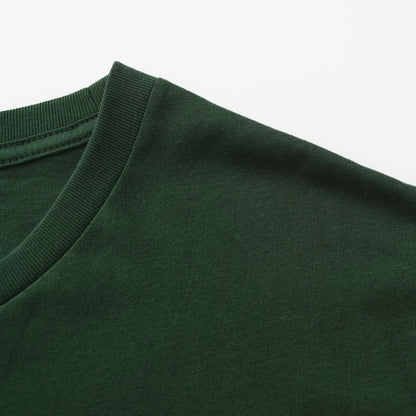 Solid Spruce Green Crew Neck