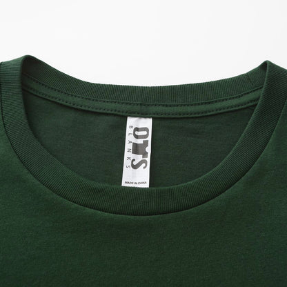 Solid Spruce Green Crew Neck