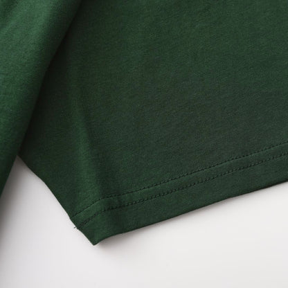 Solid Spruce Green Crew Neck