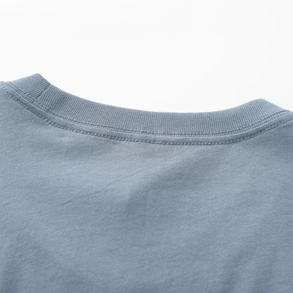 Solid Steel Crew Neck