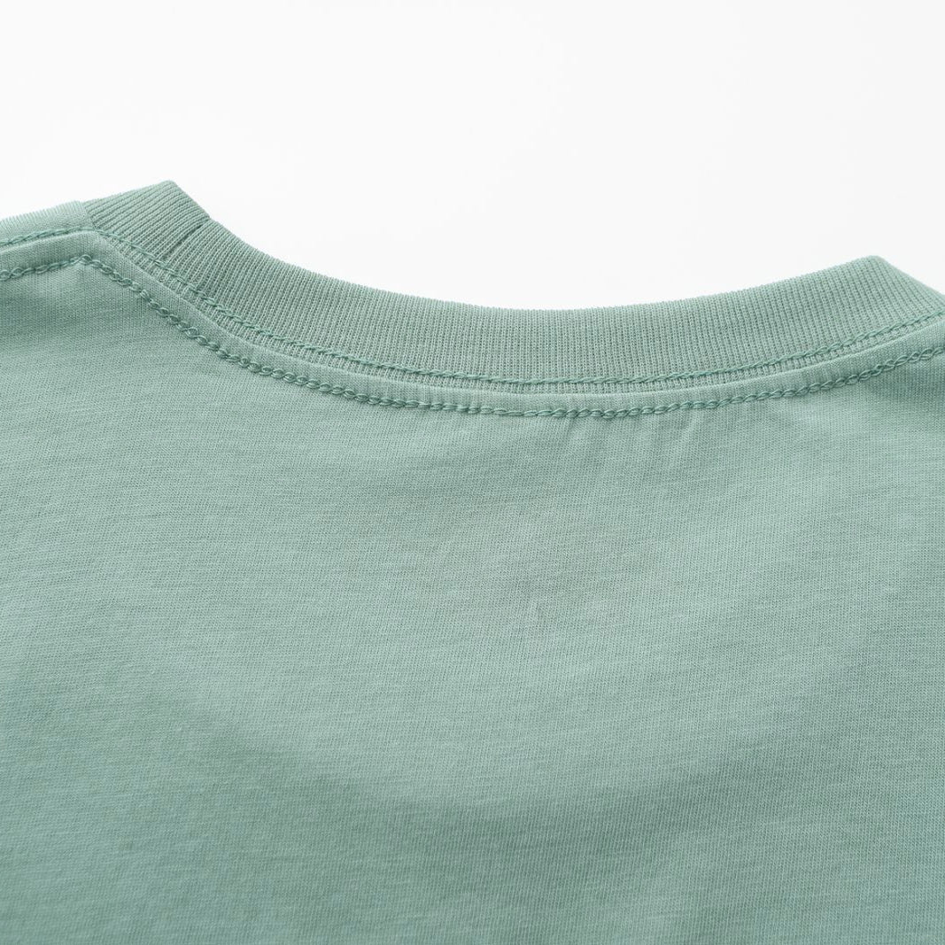 Unisex Solid Stone Blue 3-Pack Crew Neck