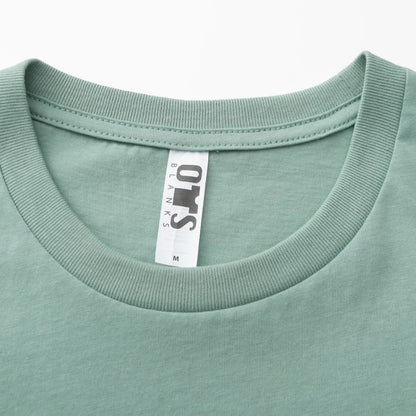 Unisex Solid Stone Blue 3-Pack Crew Neck