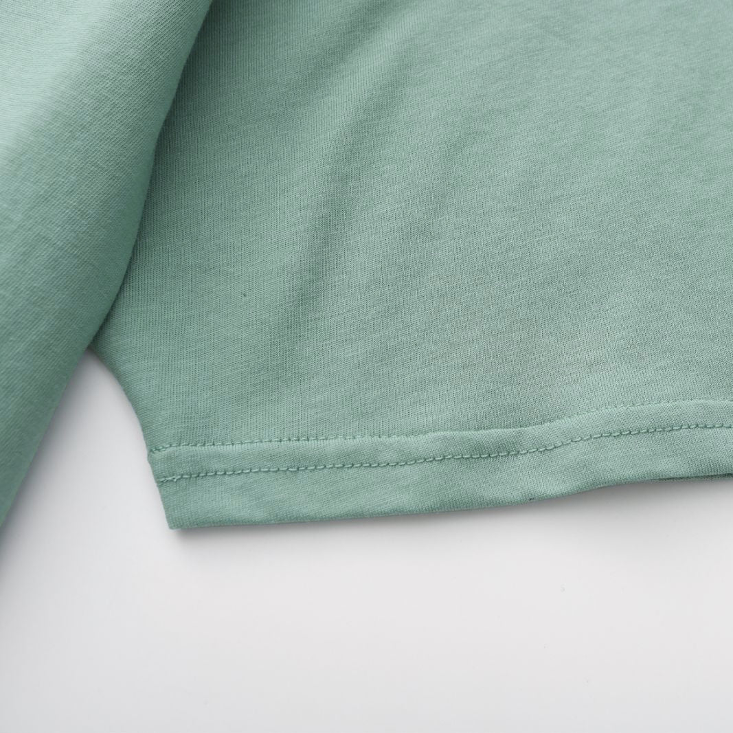 Unisex Solid Stone Blue 3-Pack Crew Neck