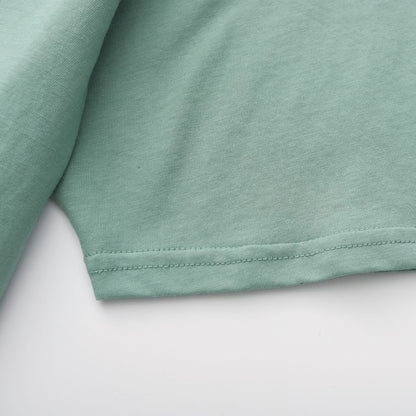 Unisex Solid Stone Blue 3-Pack Crew Neck