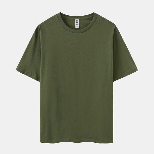 Solid Surplus Green Crew Neck