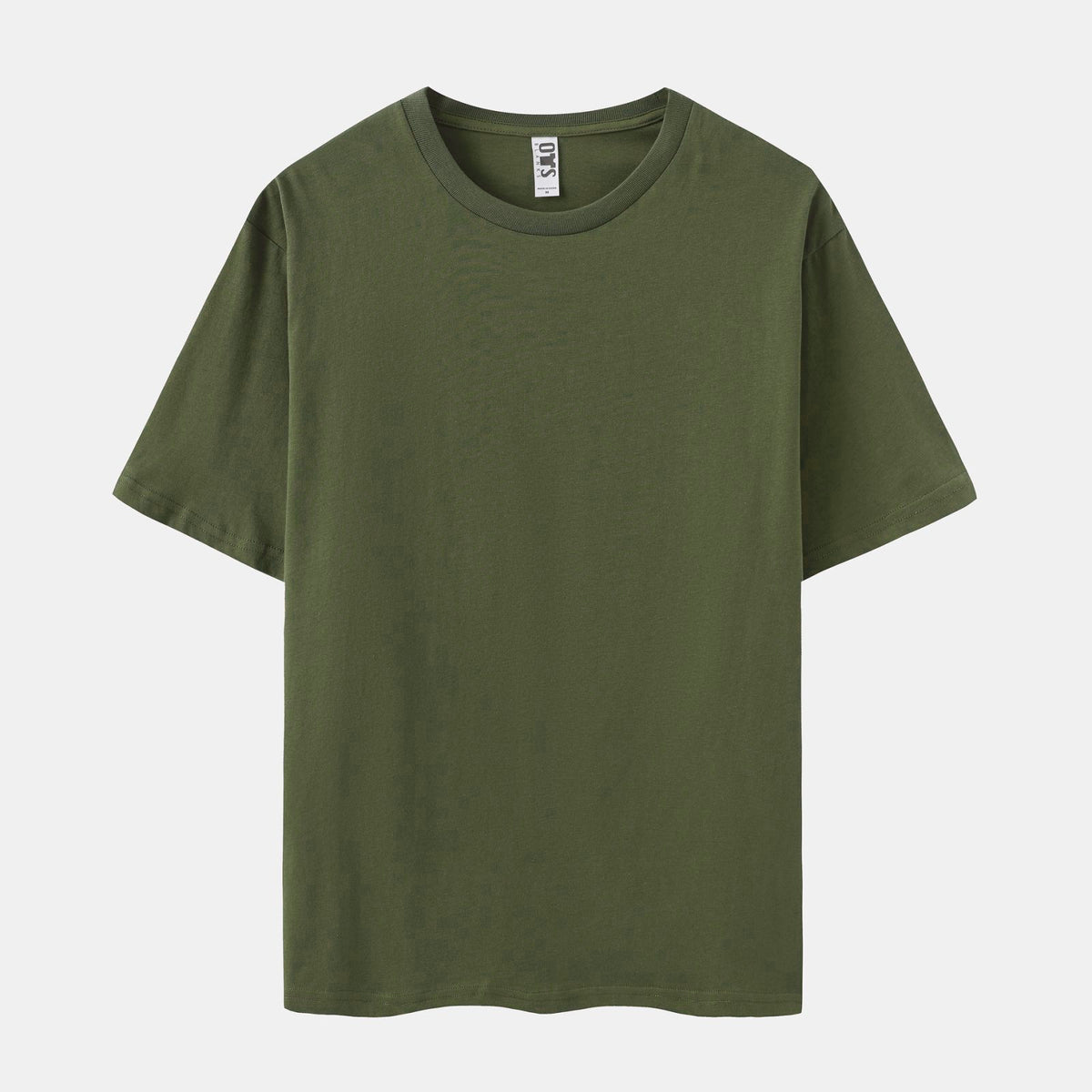 Unisex Solid 6-Pack Crew Neck（Black/Rich Wine/Columbia Navy/Spice/Surplus Green/Chalk)