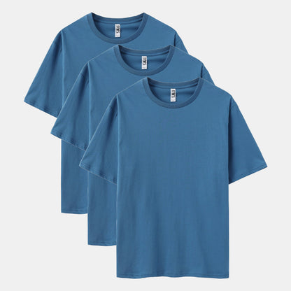 Solid Dark Pool 3-Pack Crew Neck