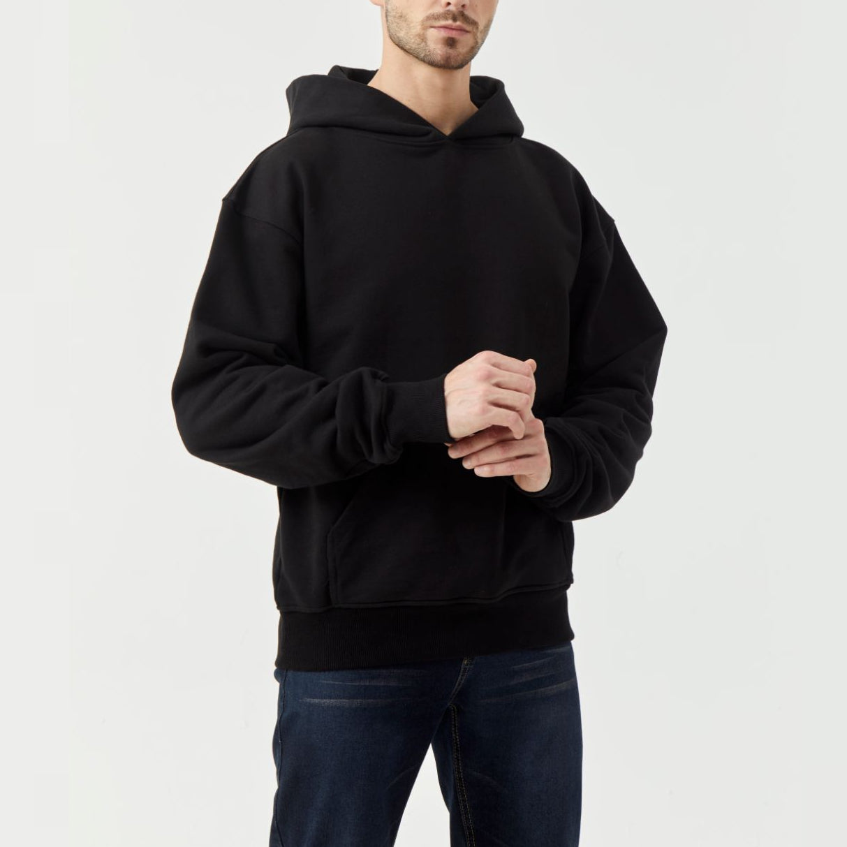Unisex Winter Warm Heavyweight Oversized Pockets Hoodie XS-2XL