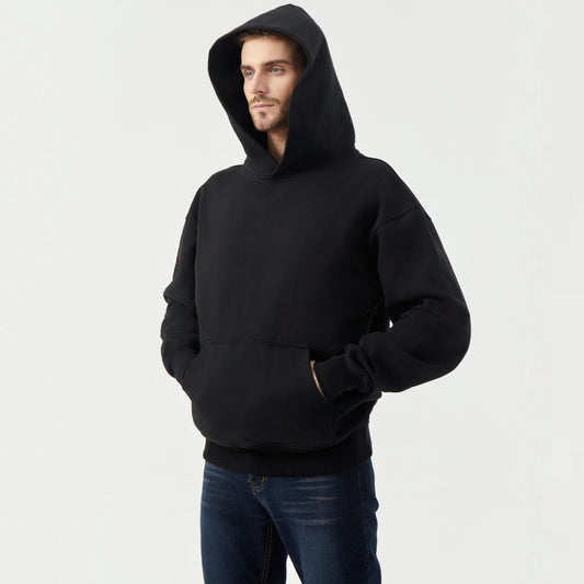 Unisex Winter Warm Heavyweight Oversized Pockets Hoodie XS-2XL