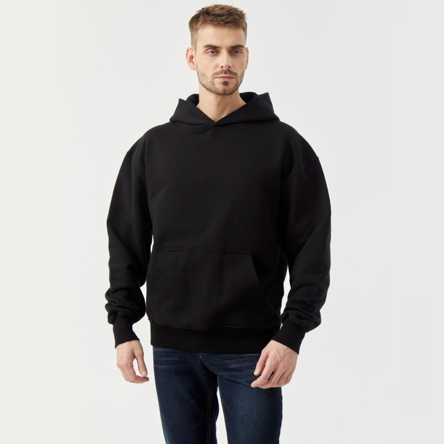 Unisex Winter Warm Heavyweight Oversized Pockets Hoodie XS-2XL