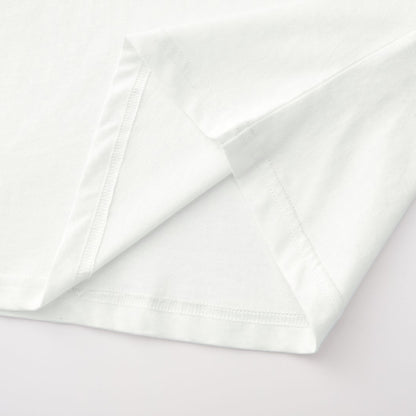 Unisex Solid All White 10-Pack Crew Neck
